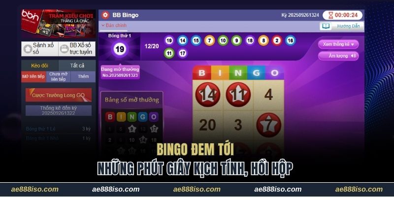 Bingo đem tới những phút giây kịch tính, hồi hộp
